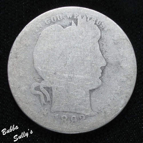 1892-O Barber Quarter — photo from the most recent tracked eBay sale