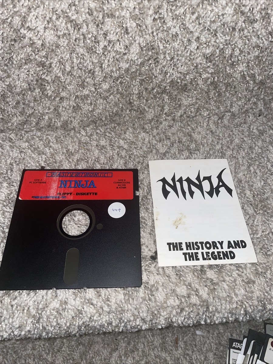Ninja (Mastertronic) Commodore 64, Atari, 1986, 5.25