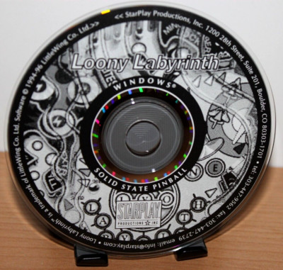 Loony Labyrinth - Retro PC Spiel / Solid State Pinball / 90´s Flipper  