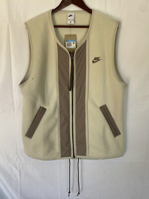 Nike NSW Sportswear Sport Essentials Fleece Vest DD5025-072 Men s Sz L NEW