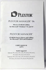 Plextor Manager 96 CD-ROM Utilities for Microsoft Windows 95 & NT