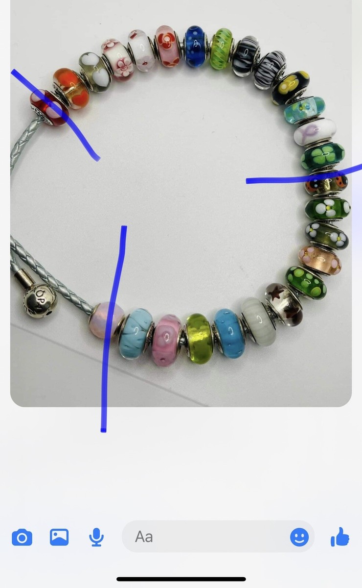 authentic pandora Murano Glass Rare And Retired Htf Charms No Chip authentic pandora Murano Glass Rare And Retired Htf Charms No Chip