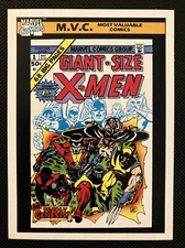 1990 Impel Marvel Universe M.V.C. Giant-Size X-Men #132