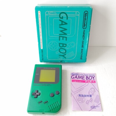 Nintendo Game Boy Green Game Console First Generation w/Box
