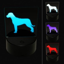 Rhodesian Ridgeback Dog Solid 3D Illusion LED Night Light Sign Lamp