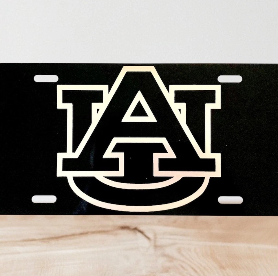 Auburn Tigers Laser Engraved Front License Tag!! Looks Great!! - Image 2 of 3