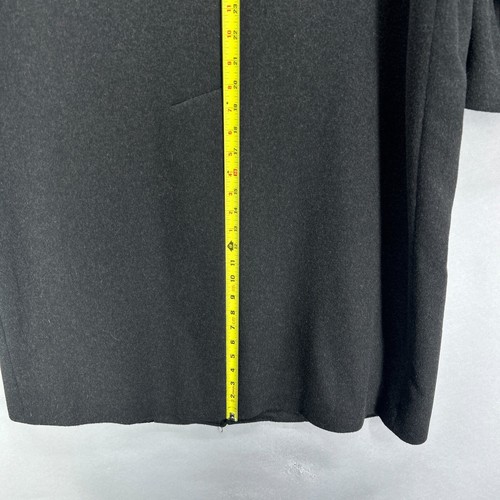 Loro Piana Coat Mens 42 Long Overcoat 100% Cashmere Charcoal Pick Stitch MINT - Picture 12 of 20