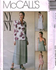 9264 Vintage McCalls SEWING Pattern Misses UNCUT Unlined Jacket Dress 2 Lengths