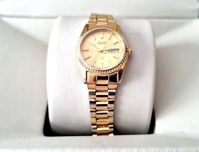 レア SEIKO セイコー デザイナー ゴールド QUARTZ 正確稼働 レトロ s-l400.jpg