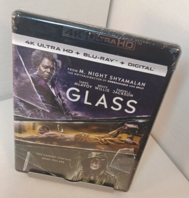 Glass (4K UHD + Blu-ray) - Brand NEW (Sealed)- Shipping with Tracking