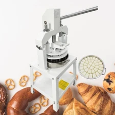 10 Pieces 108g-576g Manual Dough Divider Press Cutting Roller Bakery 2 trays