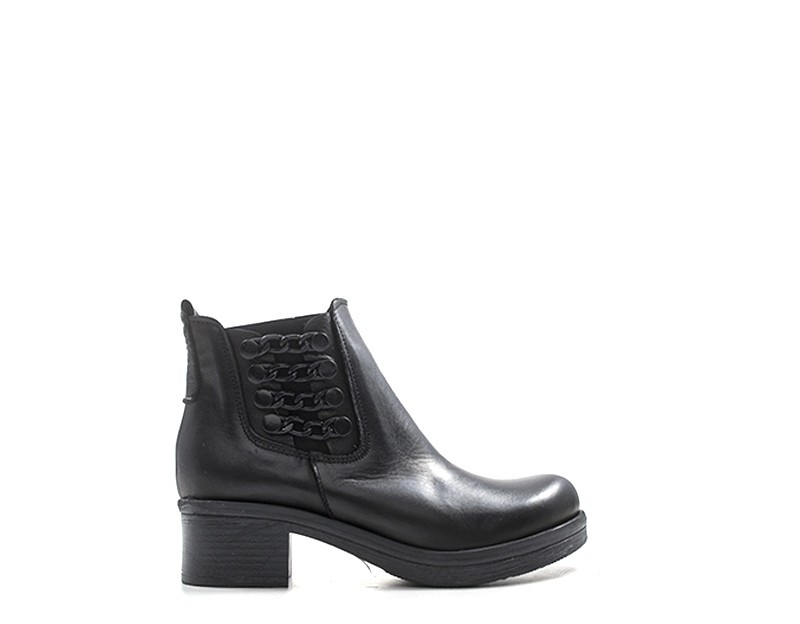 zapatos REBECCA VAN DIK mujer Tronchetti Bassi negro Pelle naturale TFAJENNET-406 zapatos REBECCA VAN DIK mujer Tronchetti Bassi negro Pelle naturale TFAJENNET-406