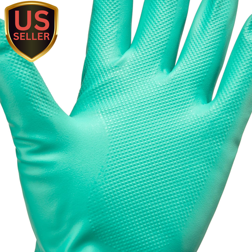 Best Nitrile Rubber Cleaning, Household, Dishwashing Gloves, Latex Free, Vinyl F - Picture 4 of 5