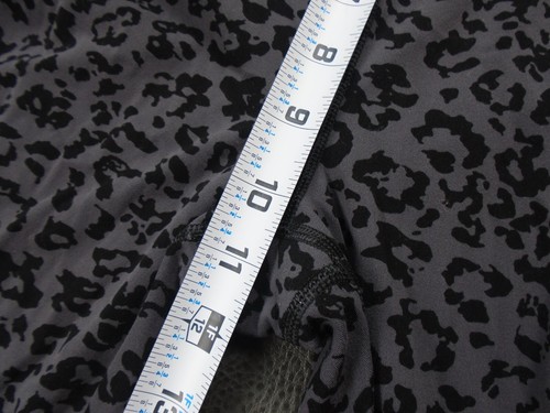Leggings Athleta Small Ultra High Rise Elation Stretti 26" Leopardati Stampa Animalier - Foto 7 di 12