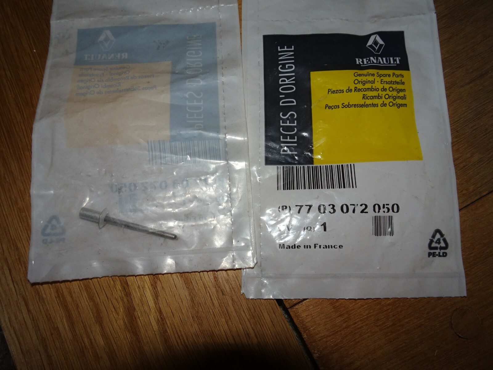 Genuine Renault Rivet Tnb1749 - 7703072050 - for sale online | eBay