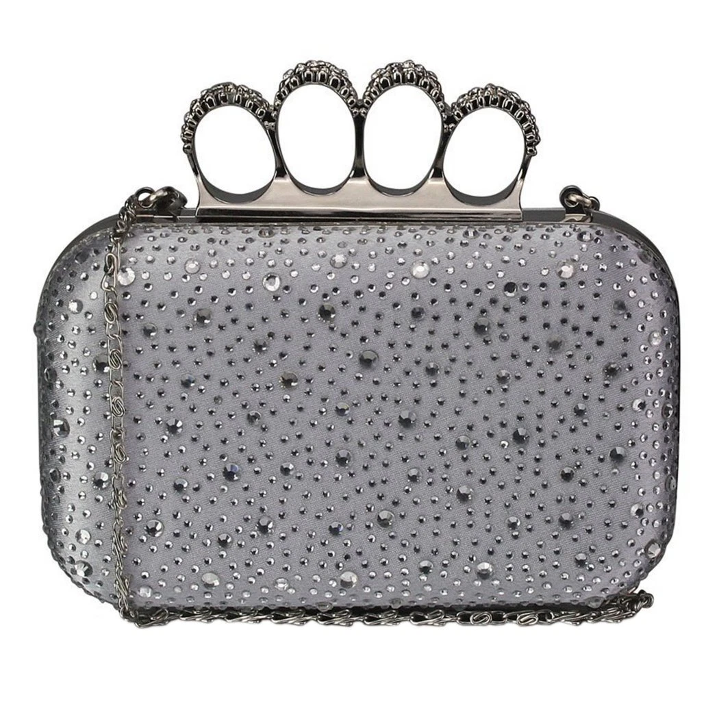 Silver clutch sale bag sale