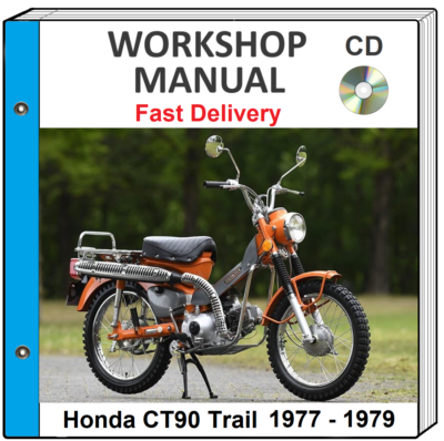 HONDA CT90 TRAIL 90 1977 1978 1979 SERVICE REPAIR SHOP MANUAL ON