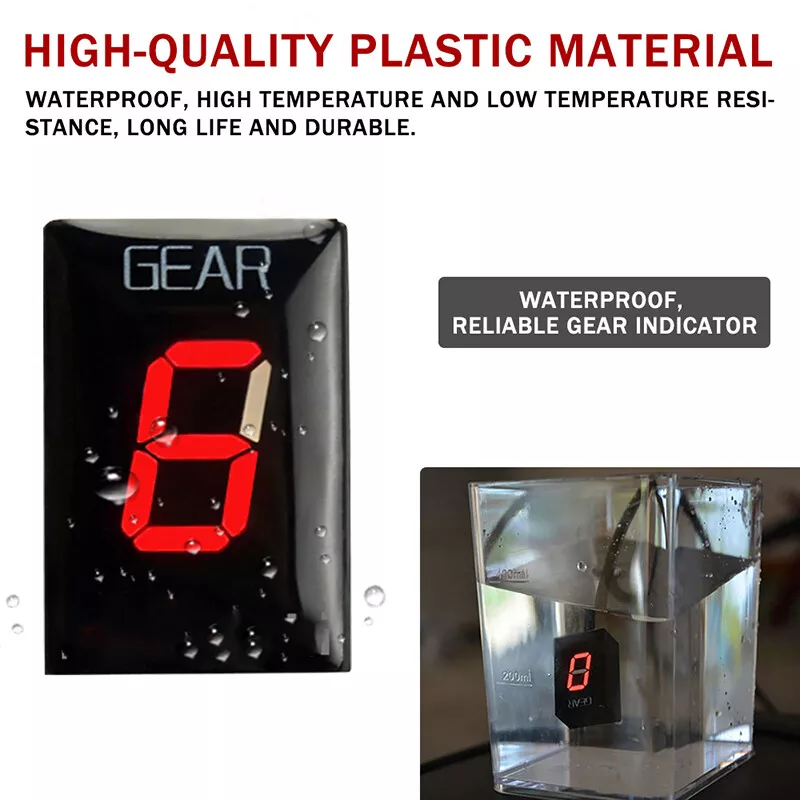 For Suzuki GSXR 600 1997 -2019 GSXR600 Motorcycle Gear Display Indicator Meter Foto 4 de 4