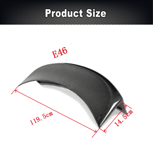 Carbon Heckspoiler Kofferraum Spoiler Lippe Turning Für BMW M3 E46 Coupe 1999-06 - Bild 6 von 11