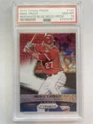 2015 Prizm Mike Trout - Red White Blue Mojo Przm- PSA 10