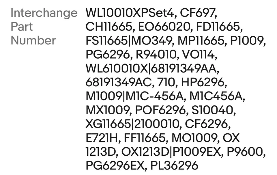 3 pack Carquest R94010 Engine Oil Filters new in box Foto 4 de 4