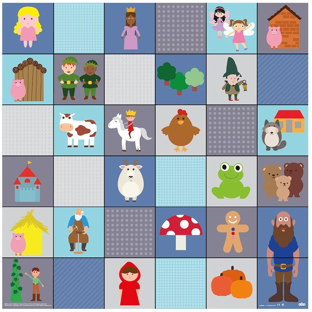 Loti-Bot Fairy Tale Mat STEM Activity Playmat for Educational Coding Floor Robot