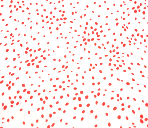 Loralie Design Balloon Dot Pink &White Quilting Crafting Fabric Polka Dot 50"x54