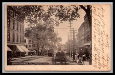 Post Card  Connecticut - Main Street - Willimantic, CT 1904
