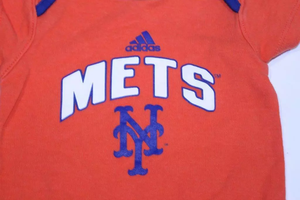 Infant/Baby New York Mets 3/6 Months Creeper One-Piece (Orange) Adidas