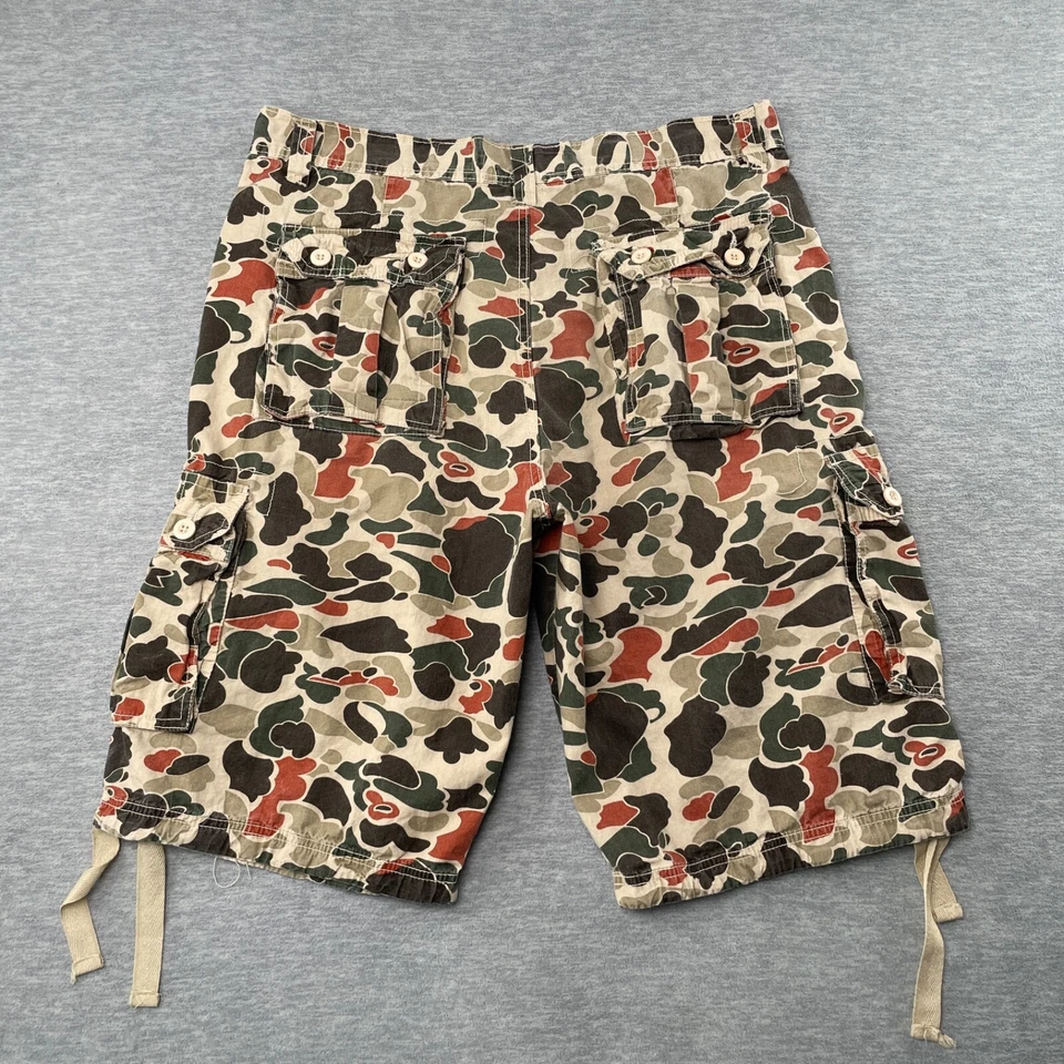 Pantalones Cortos Evolution in Design Hombres 38 Multicolor Camuflaje Militar Rana Pato Carga Sueltos Foto 2 de 4