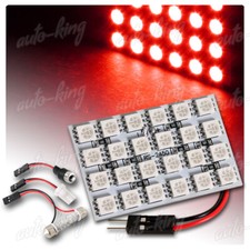 Red 24 Smd Led Replacement Interior Dome Map Light T10 Festoon Adapters Red 24 Smd Led Replacement Interior Dome Map Light T10 Festoon Adapters