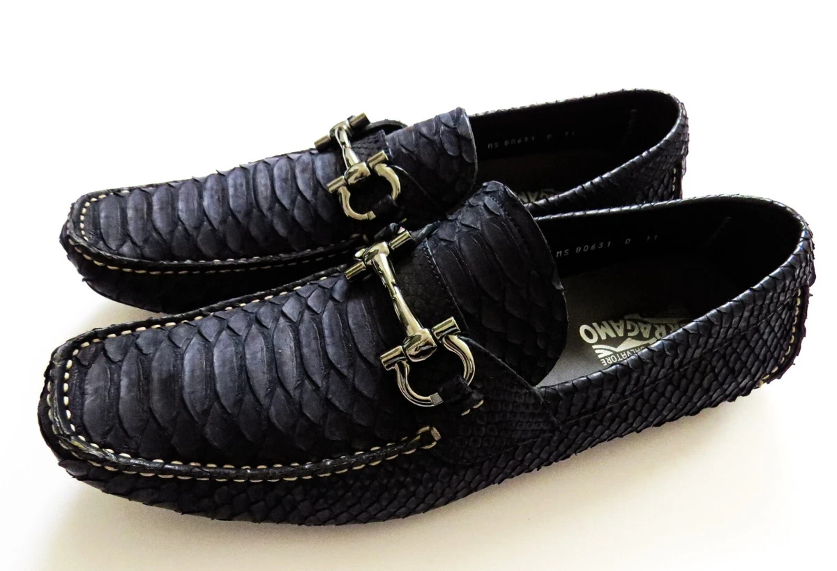 Salvatore ferragamo snakeskin clearance shoes