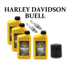 Tagliando BUELL XB Harley Davidson XB12S XB9 XB12 Kit Olio Filtro Candele per HD