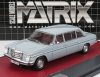 Modellauto Statisch Matrix Mercedes V114 Pollmann 1969 Grau Massstab 1/43