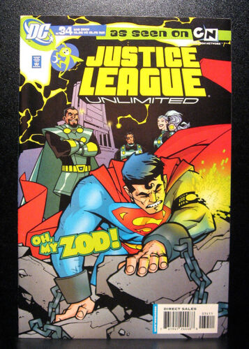COMICS: Justice League Unlimited #34 (2007), 1st Superman & General Zod meeting - Picture 1 of 1