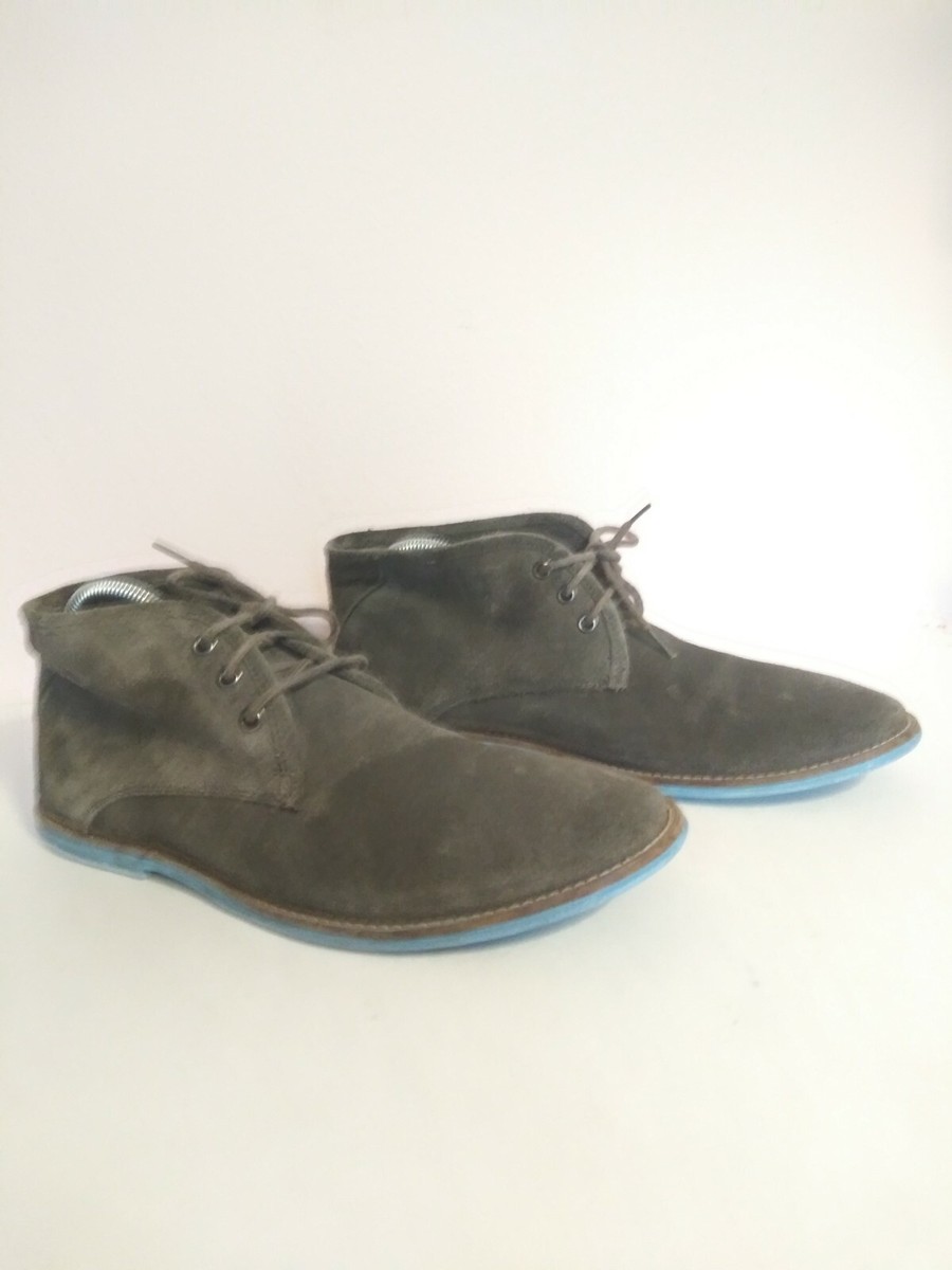 Kurt Geiger Size 8 Grey Suede Boots Men display picture 3