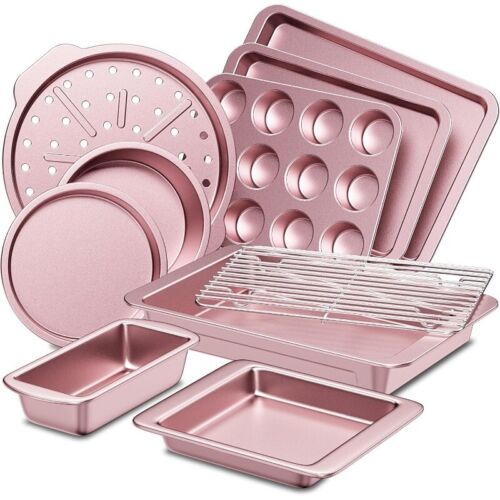 Bakeware Sets, Baking Pans Set, Nonstick Oven Pan for Kitchen with