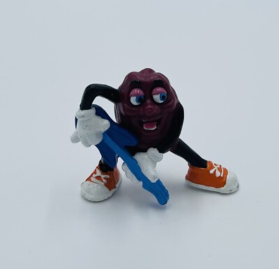 Vintage 1988 Hardee s Calrab Applause California Raisin Guitar Player Figure