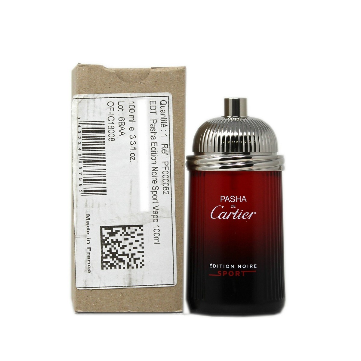 CARTIER PASHA EDITION NOIRE SPORT EAU DE TOILETTE SPRAY 100