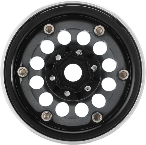 Heavyweight 153g Beadlock Wheel for 1/10 RC Crawler - Corrosion Resistant Grey - Picture 8 of 11