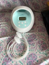 Spectra S1 Double Electric Breast Pump light Blue with accessories