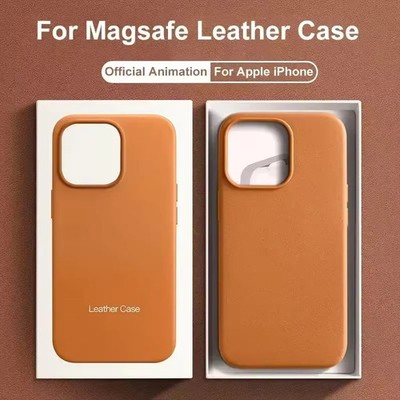 Premium Leder Folio für iPhone 17 Pro Max 16 15 | MagSafe Armor Case
