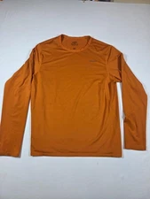 Patagonia Base Layer Men's XL Orange Long Sleeve Outdoor Base Layer -
