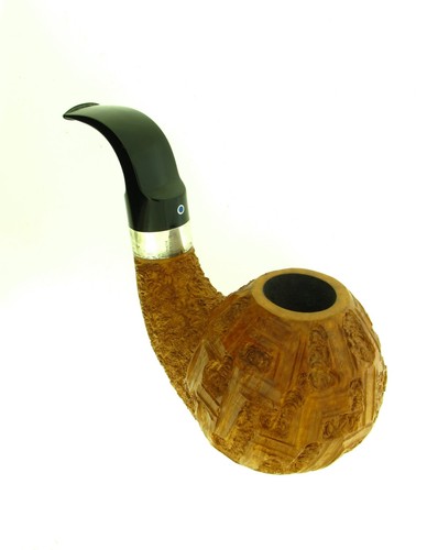 ARDOR METEORA GIANT DORELIO ROVERA SILVER BAND BENT BALL MAGNUM PIPE - Picture 5 of 6