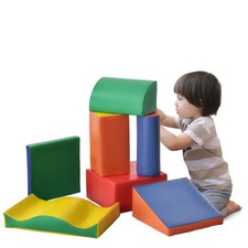 Multicolor Foam Building Block Soft Kids Playset, Daycare  Classroom Activity