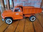 New Listing1970 - 1973 Era Tonka 13190 Orange Dump Tipper Truck; "Built Tonka Tough" Era
