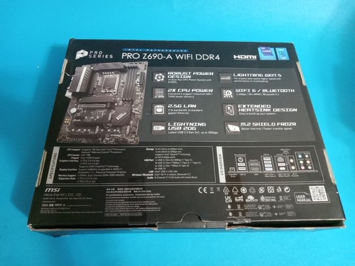 MSI PRO Z690-A WIFI DDR4 LGA 1700 Intel Z690 SATA 6Gb/s ATX Intel Motherboard - Bild 6 von 11
