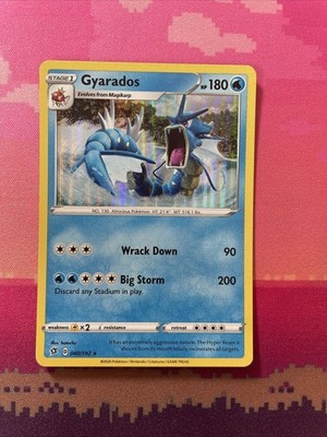 Pokemon Karte Gyarados Rebel Clash Holo Rare 040/192 Near Mint