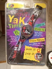 Yak Time SKU# 850081  Talking Black/Red Watch Nickelodeon 90s 