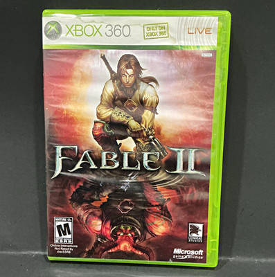 Fable II Microsoft Xbox 360 NTSC-U/C Action RPG Co-Op Online M, Case Disc